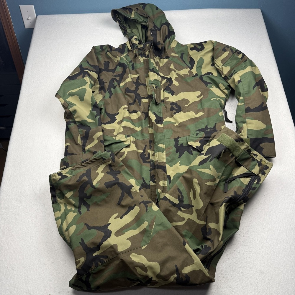 Tennier Industries Parka Pants Set Mens XLT Green Camo Cold Weather Hooded